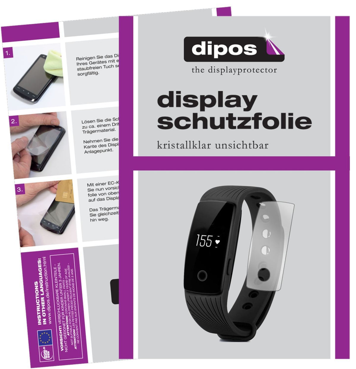 6x 3D Full Cover Schutzfolie für Willful SW321 Fit (1)