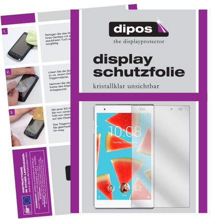 2x Schutzfolie klar für Lenovo Tab4 8 Plus TB-8704 (1)