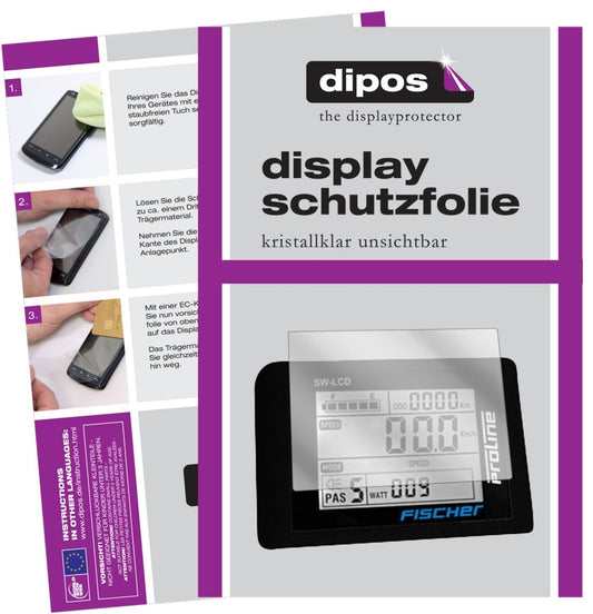 3x Schutzfolie klar für Fischer SW-LCD ProLine Dis (1)