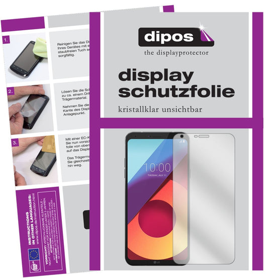 2x Schutzfolie klar für LG Q6 Display-Schutzfolie (1)