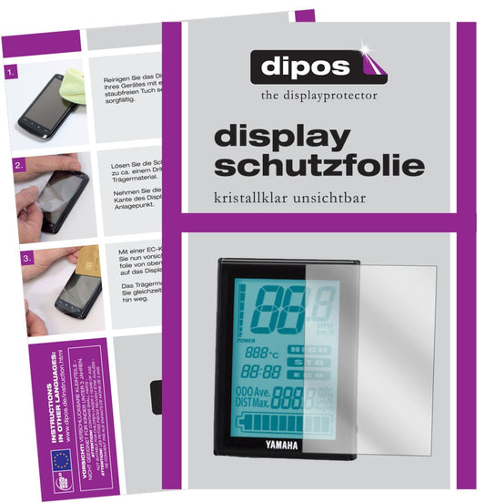 3x Schutzfolie klar für Yamaha LCD Display (E-Bike (1)