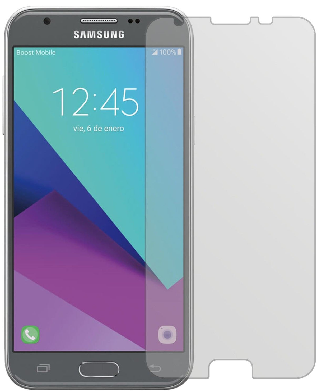 2x Schutzfolie matt für Samsung Galaxy J3 2017 Dis (2)