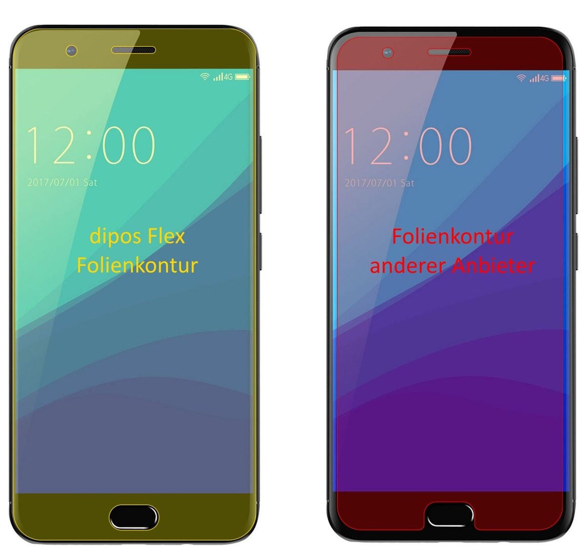 3x 3D Full Cover Schutzfolie für Umidigi C2 (2)