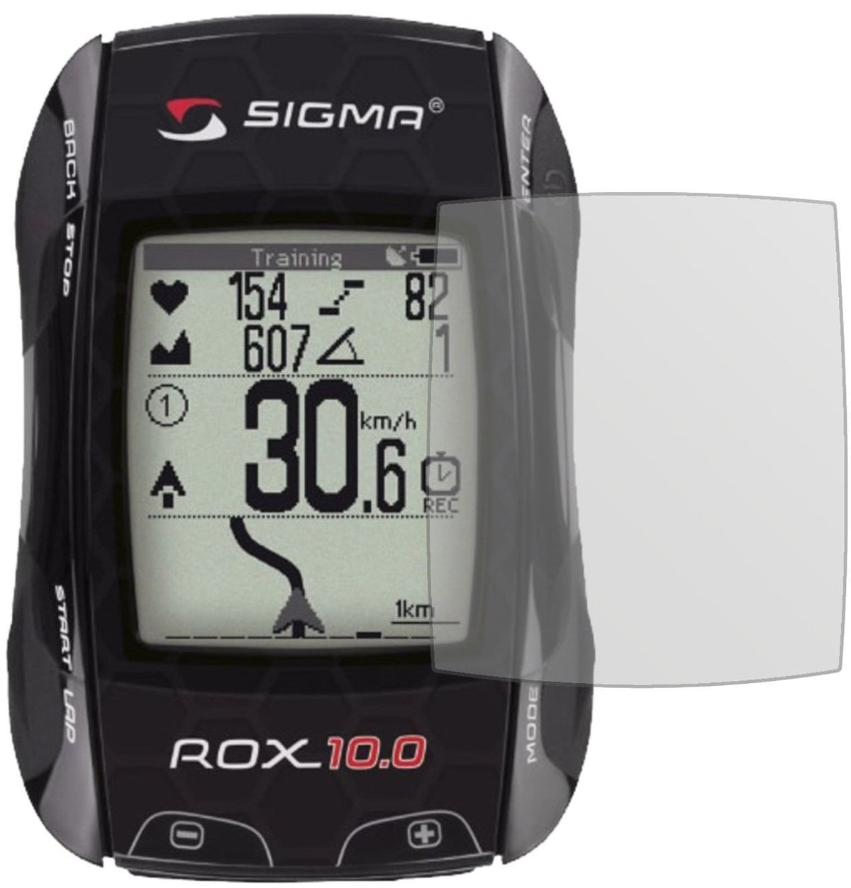 3x Schutzfolie matt für Sigma Rox 10.0 Display-Sch (2)
