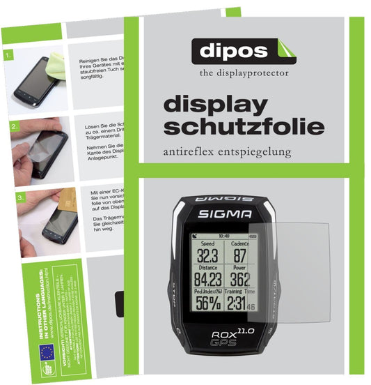 3x Schutzfolie matt für Sigma Rox GPS 11.0 Display (1)