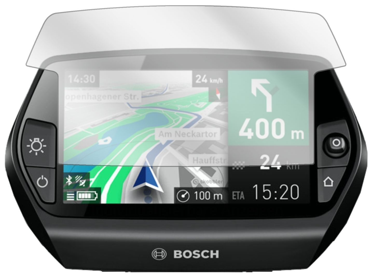 6x Schutzfolie klar für Bosch Nyon (E-Bike Display (2)