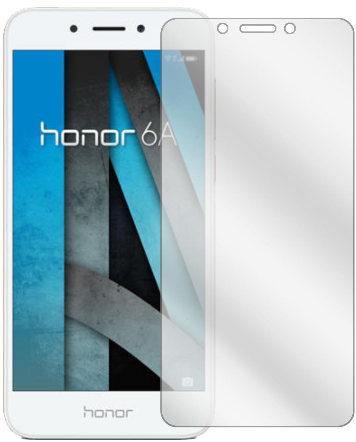 2x Schutzfolie klar für Huawei Honor 6A Display-Sc (2)