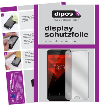 2x Schutzfolie klar für NOA Element H10LE Display- (1)