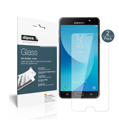 2x 9H Schutzfolie für Samsung Galaxy J7 Max Panzer (1)