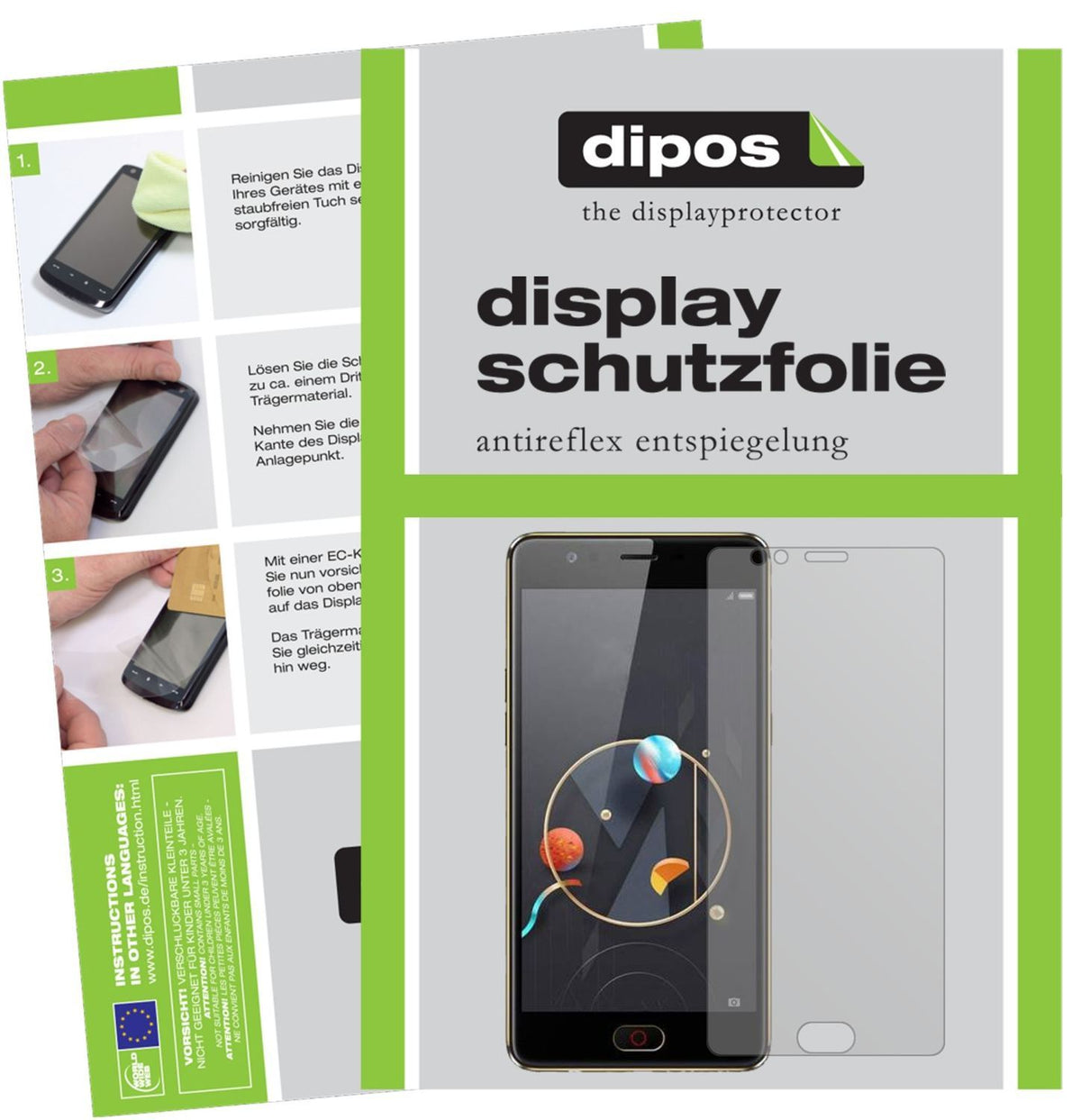 2x Schutzfolie matt für Archos Diamond Alpha Displ (1)