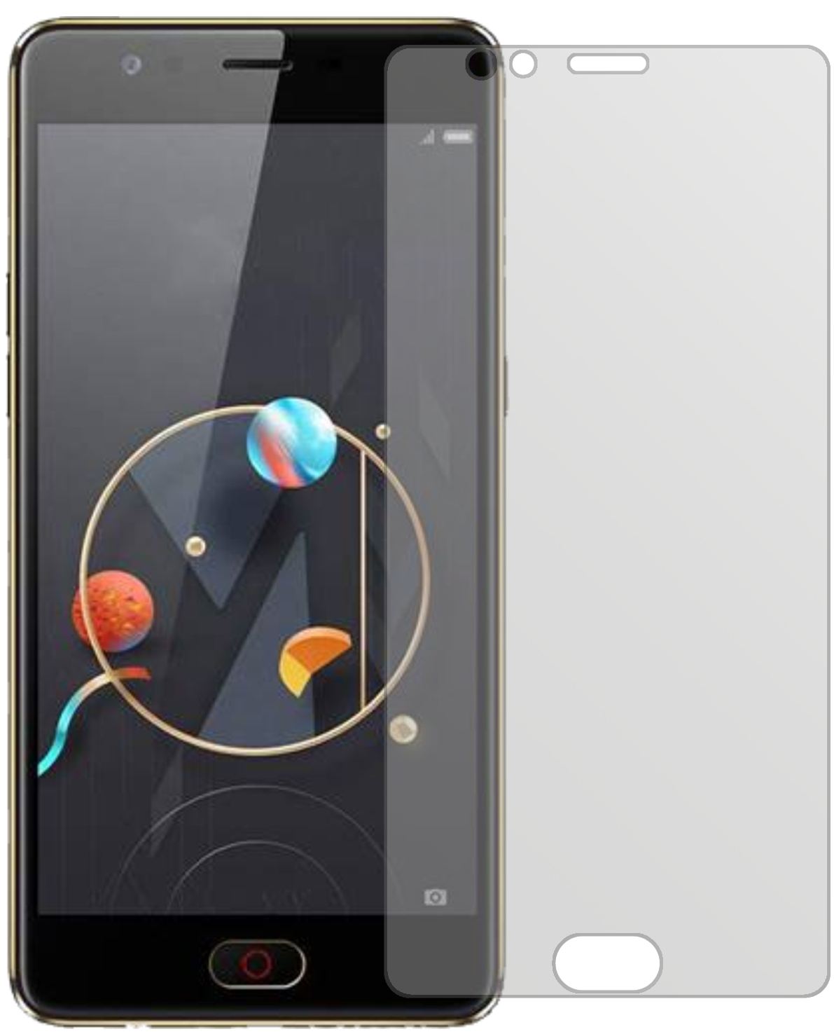 2x Schutzfolie matt für Archos Diamond Alpha Displ (2)