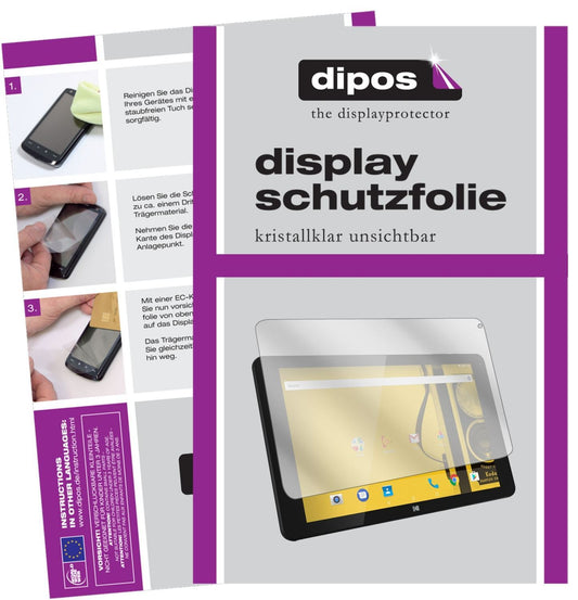 2x Schutzfolie klar für Archos Kodak Tablet 10,1 Z (1)
