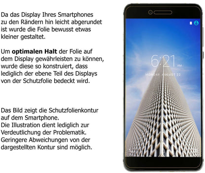 2x 9H Schutzfolie matt für Vernee Mars Pro Panzerf (9)