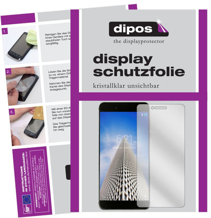 2x Schutzfolie klar für Vernee Mars Pro Display-Sc (1)