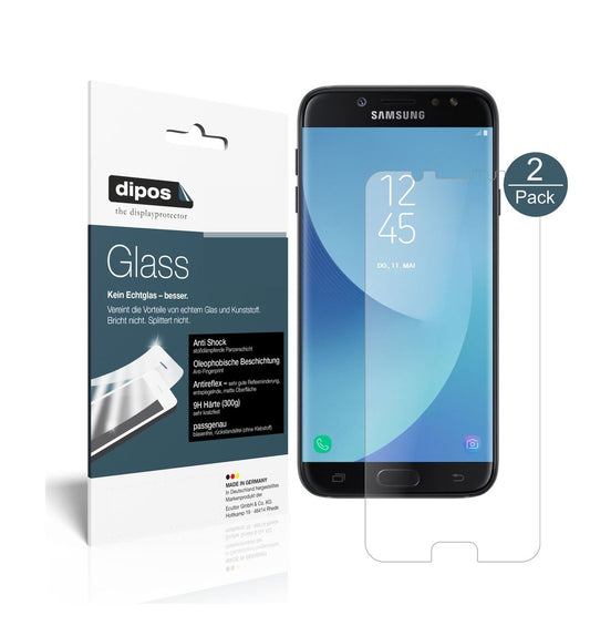 2x 9H Schutzfolie matt für Samsung Galaxy J7 2017  (1)