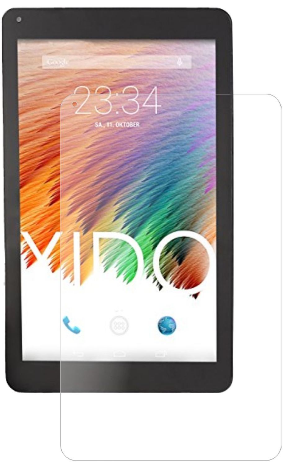 2x 9H Schutzfolie matt für XIDO Tablet X111 Panzer (1)