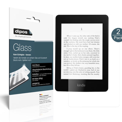 2x 9H Schutzfolie matt für Amazon Kindle Paperwhit (2)