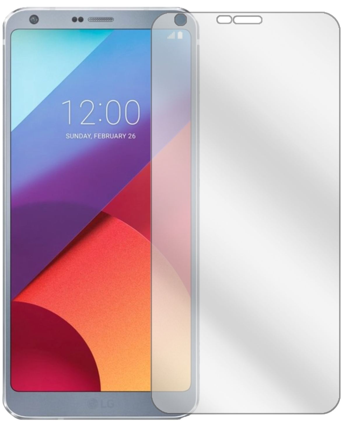 2x Schutzfolie klar für LG G6 Plus Display-Schutzf (2)
