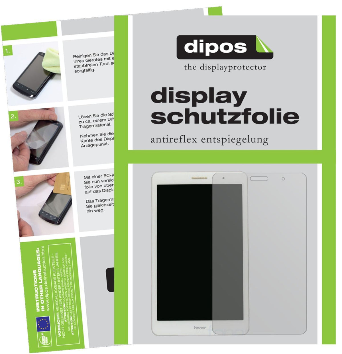 2x Schutzfolie matt für Huawei MediaPad T3 8.0 Dis (1)