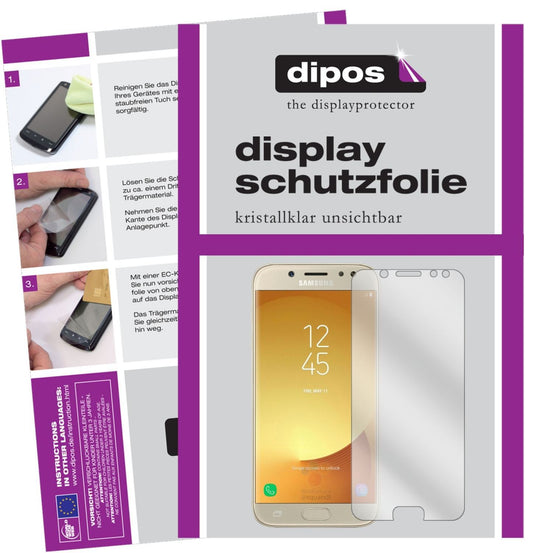 2x Schutzfolie klar für Samsung Galaxy J5 2017 Dis (1)