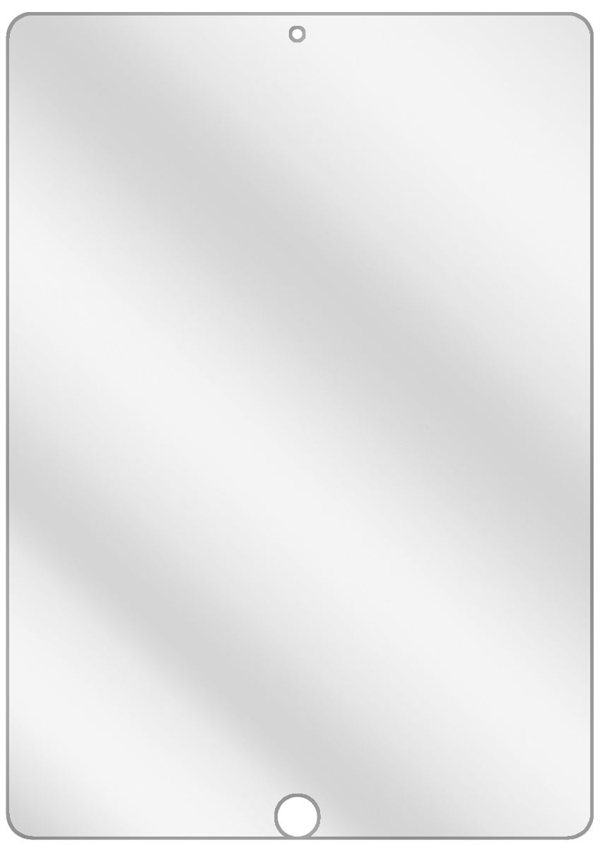2x Schutzfolie klar für Apple iPad Pro 10,5 Zoll D (3)