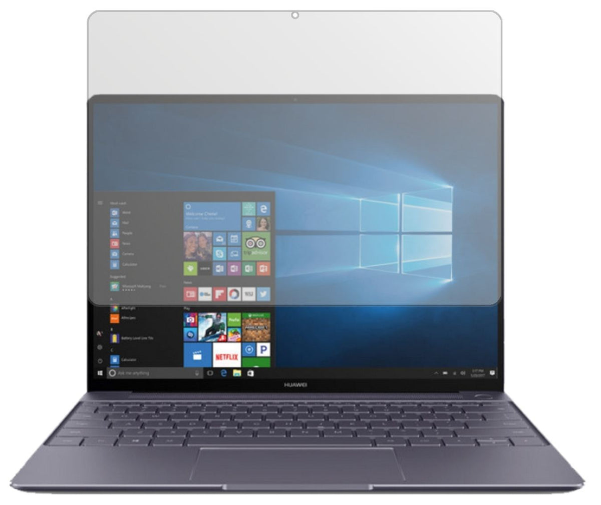 2x Schutzfolie matt für Huawei MateBook E Display- (2)