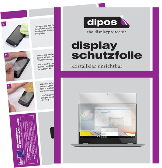 2x Schutzfolie klar für Lenovo Yoga 520 Display-Sc (1)