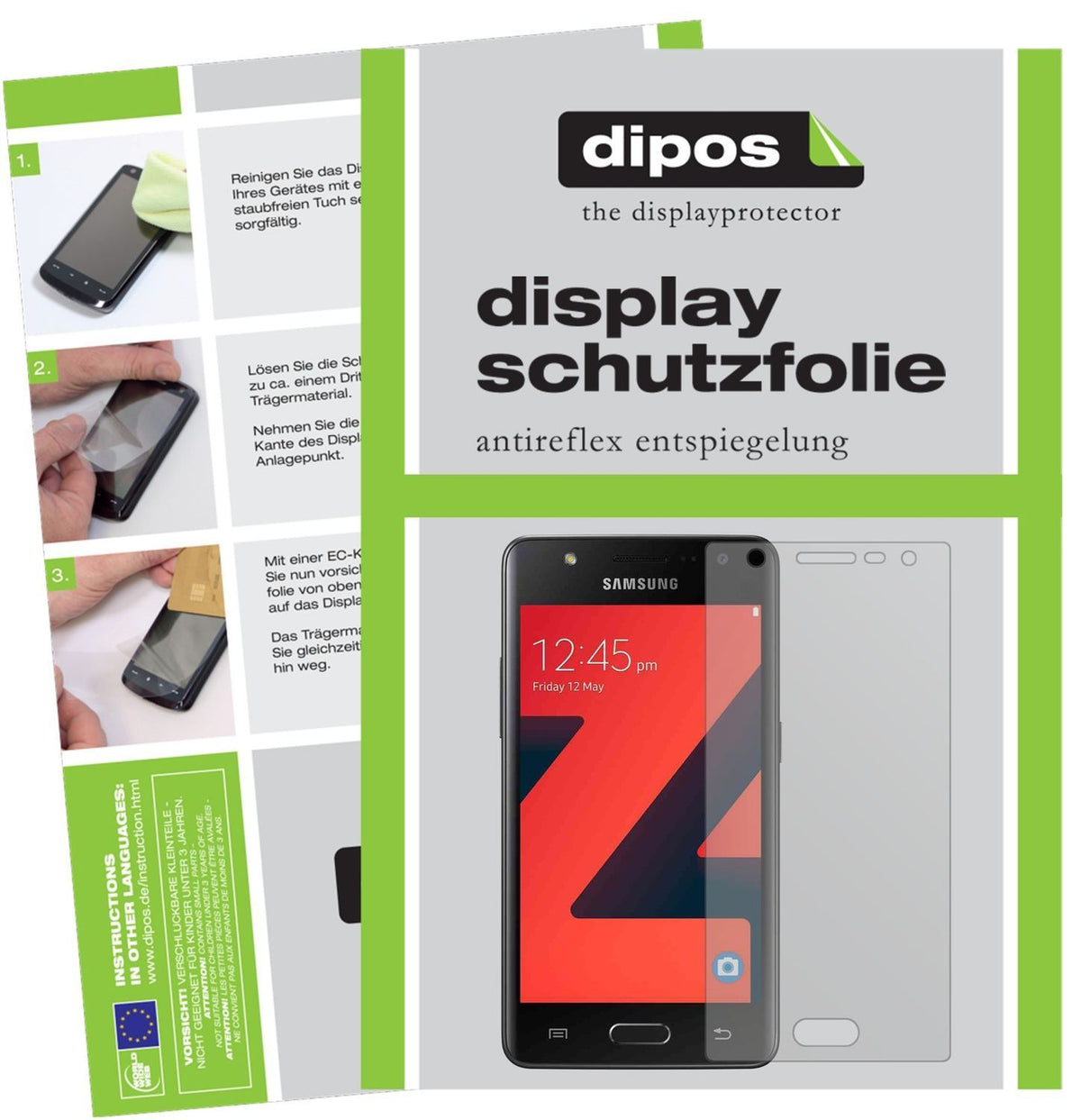 2x Schutzfolie matt für Samsung Z4 Display-Schutzf (1)