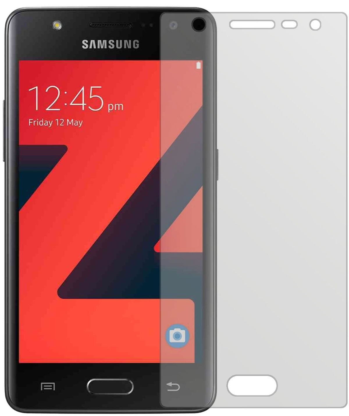 2x Schutzfolie matt für Samsung Z4 Display-Schutzf (2)