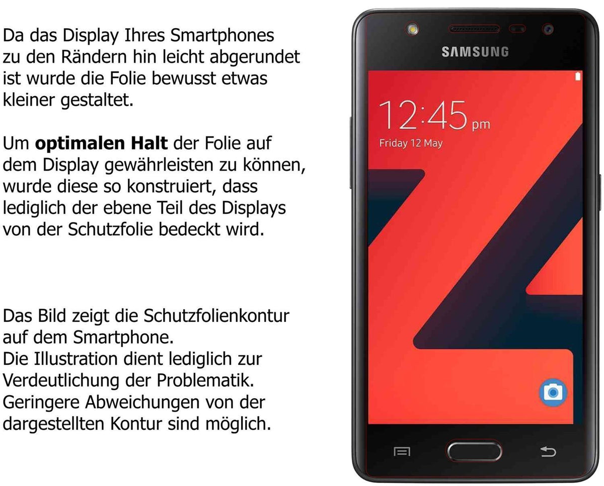 2x Schutzfolie matt für Samsung Z4 Display-Schutzf (6)