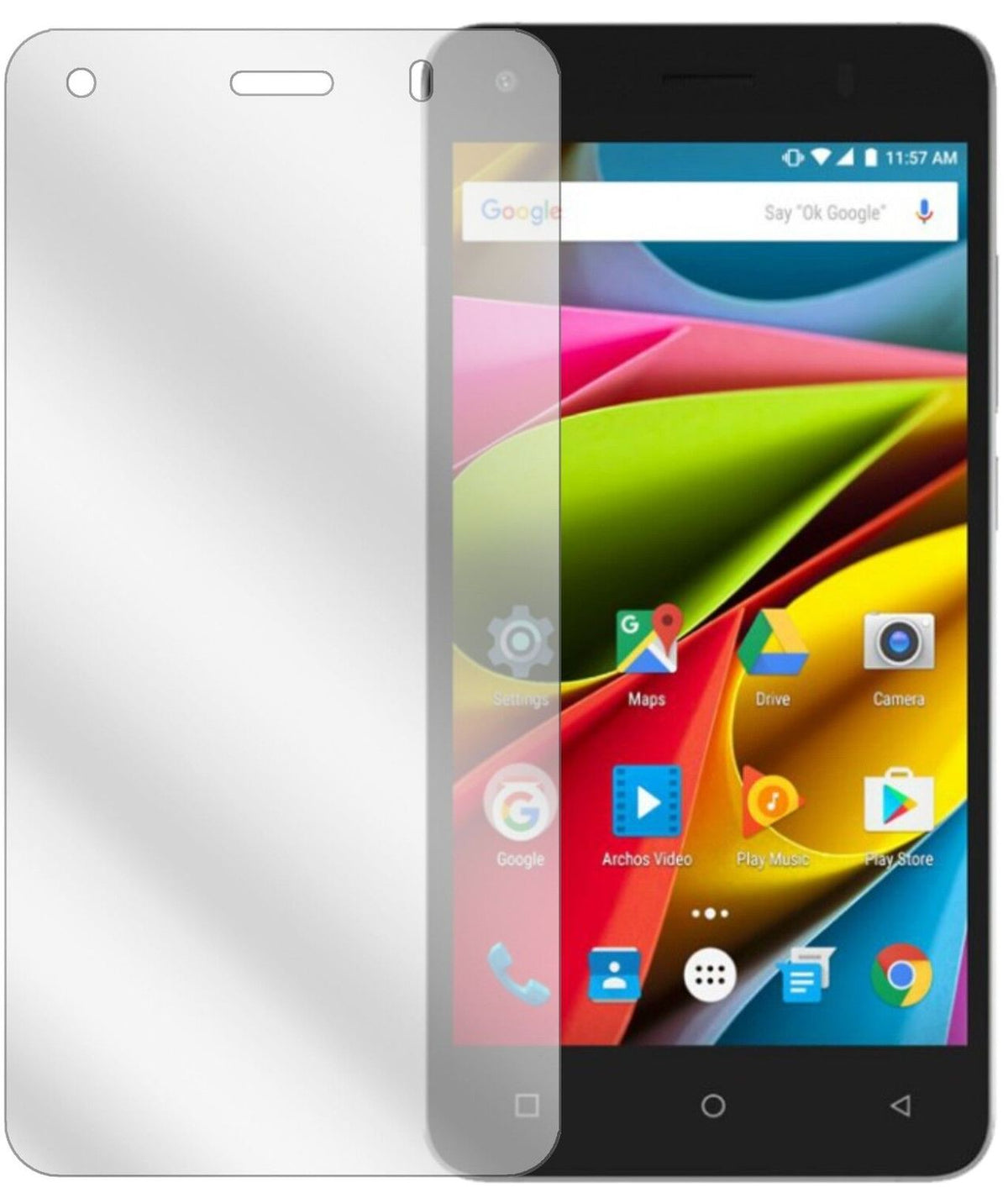 6x Schutzfolie klar für Archos 50b Cobalt Lite Dis (2)