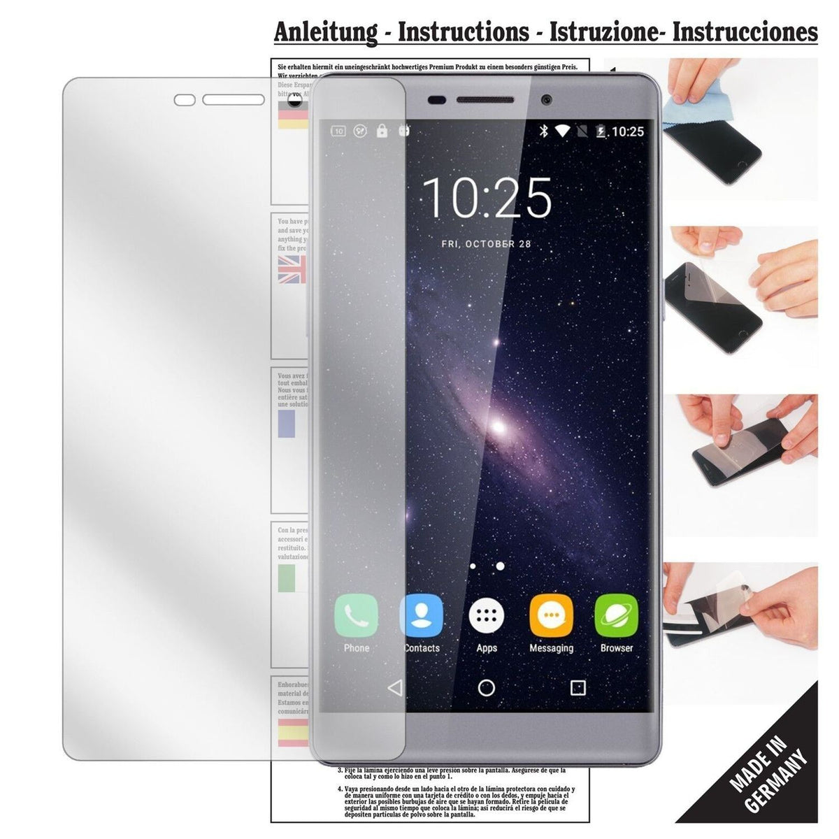 6x Schutzfolie klar für VKWORLD T1 Plus Display-Sc (1)
