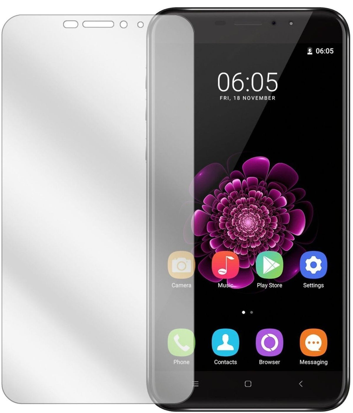 6x Schutzfolie klar für Oukitel U20 Plus Display-S (2)