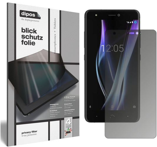 Blickschutzfolie für BQ Aquaris X Pro matt Schutzf (1)