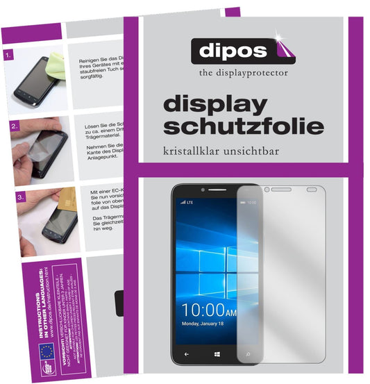 2x Schutzfolie klar für Alcatel Idol 4 Pro Display (1)