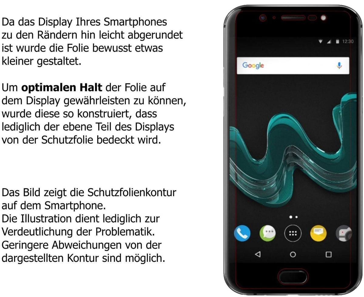 2x 9H Schutzfolie matt für Wiko Wim Panzerfolie (9)
