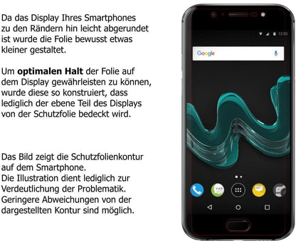 2x 9H Schutzfolie matt für Wiko Wim Panzerfolie (9)