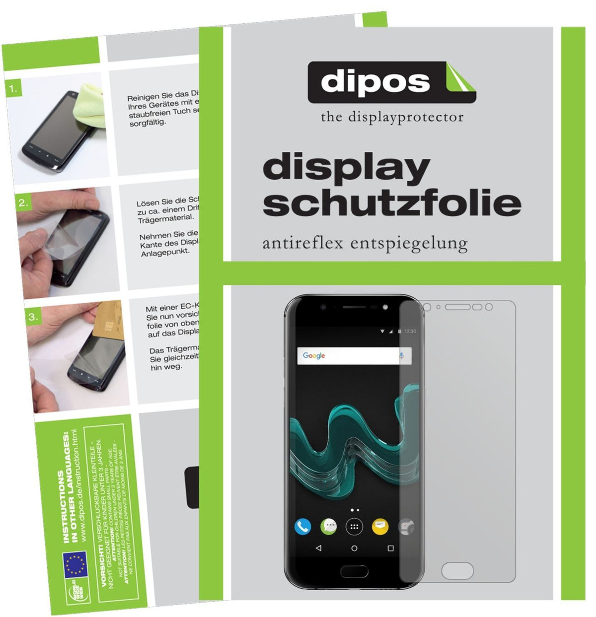 2x Schutzfolie matt für Wiko Wim Display-Schutzfol (1)
