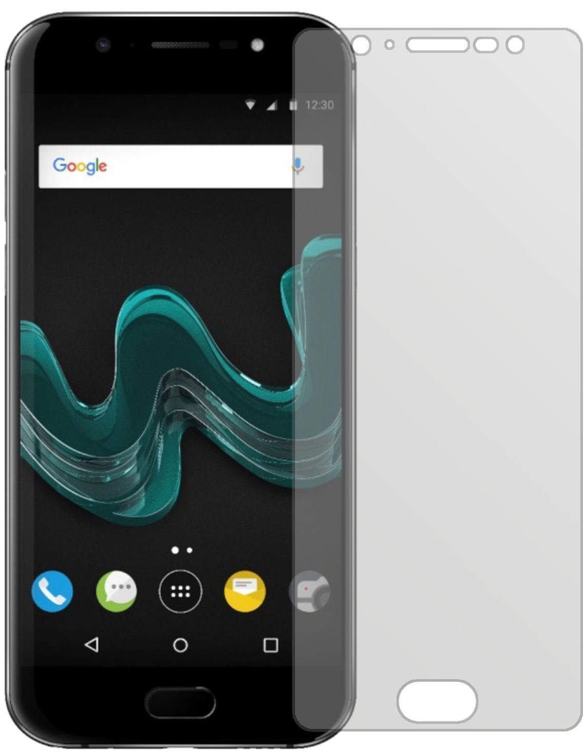 2x Schutzfolie matt für Wiko Wim Display-Schutzfol (2)