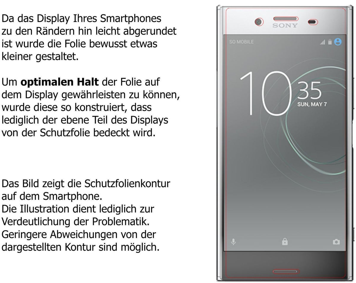Blickschutzfolie für Sony Xperia XZ Premium matt S (5)