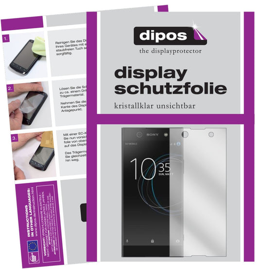 2x Schutzfolie klar für Sony Xperia XA1 Ultra Disp (1)
