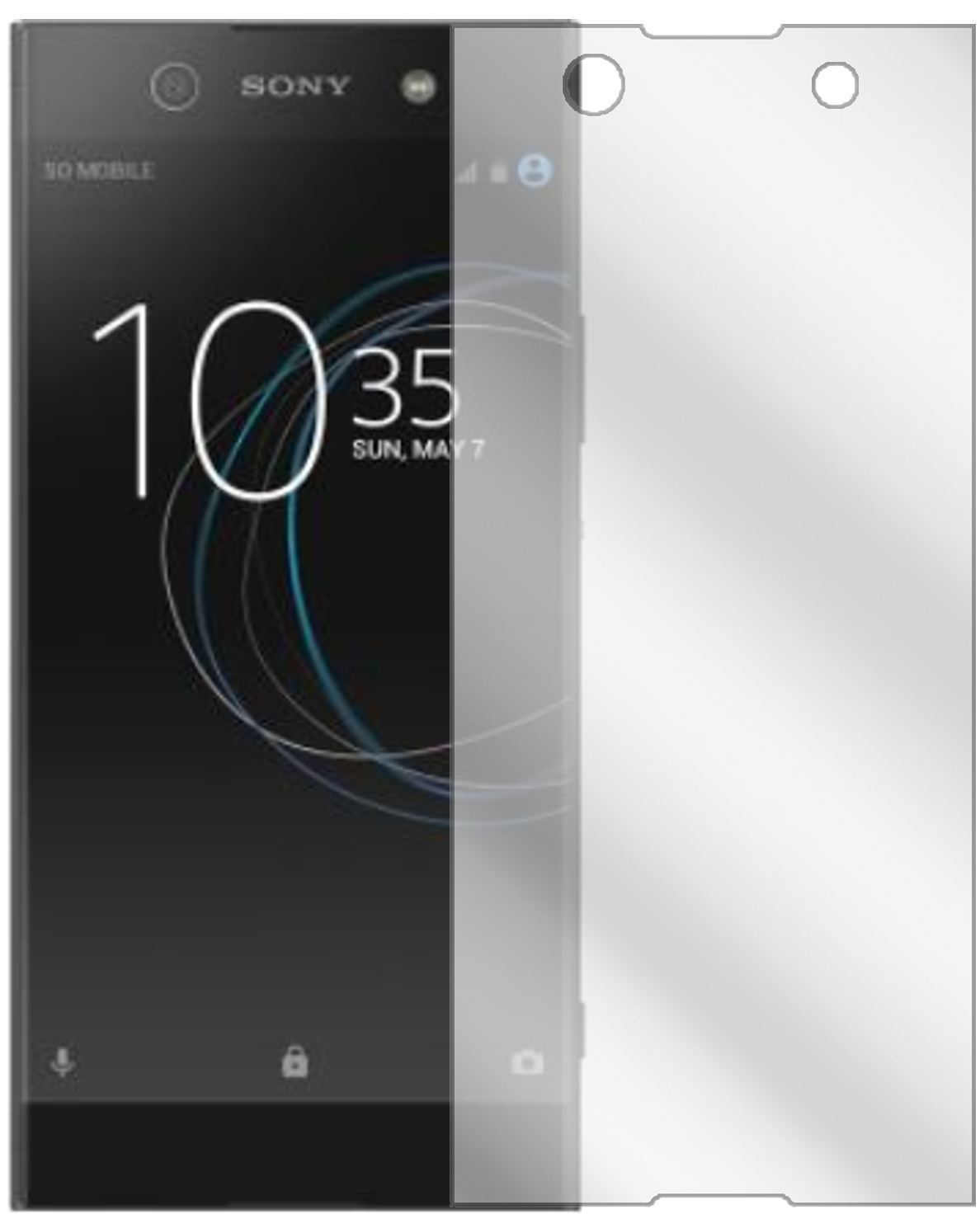 2x Schutzfolie klar für Sony Xperia XA1 Ultra Disp (2)