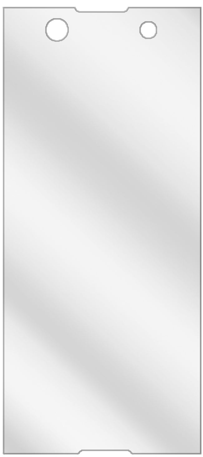 2x Schutzfolie klar für Sony Xperia XA1 Ultra Disp (3)