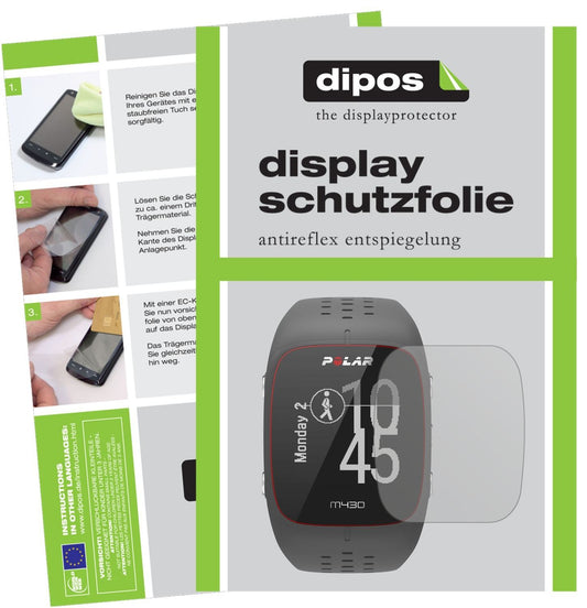 6x Schutzfolie matt für Polar M430 Display-Schutzf (1)