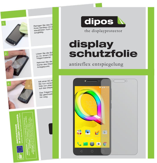2x Schutzfolie matt für Alcatel A5 LED Display-Sch (1)