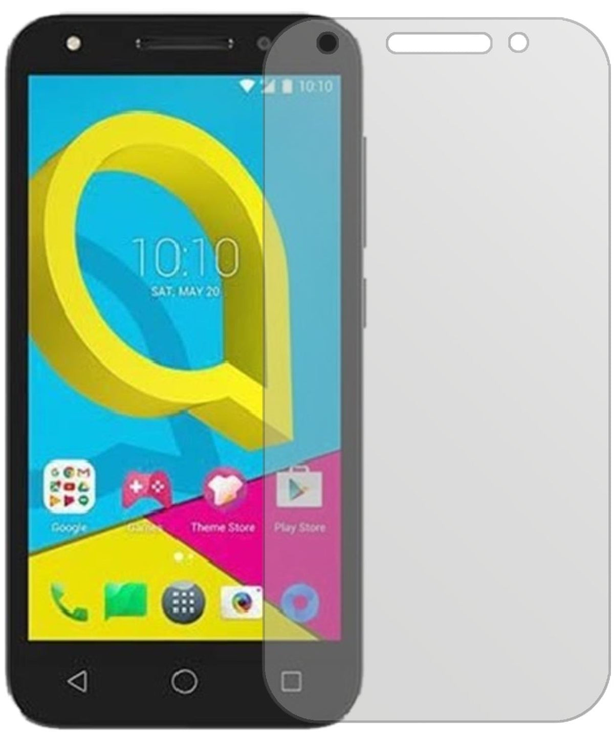 6x Schutzfolie matt für Alcatel U5 Display-Schutzf (2)
