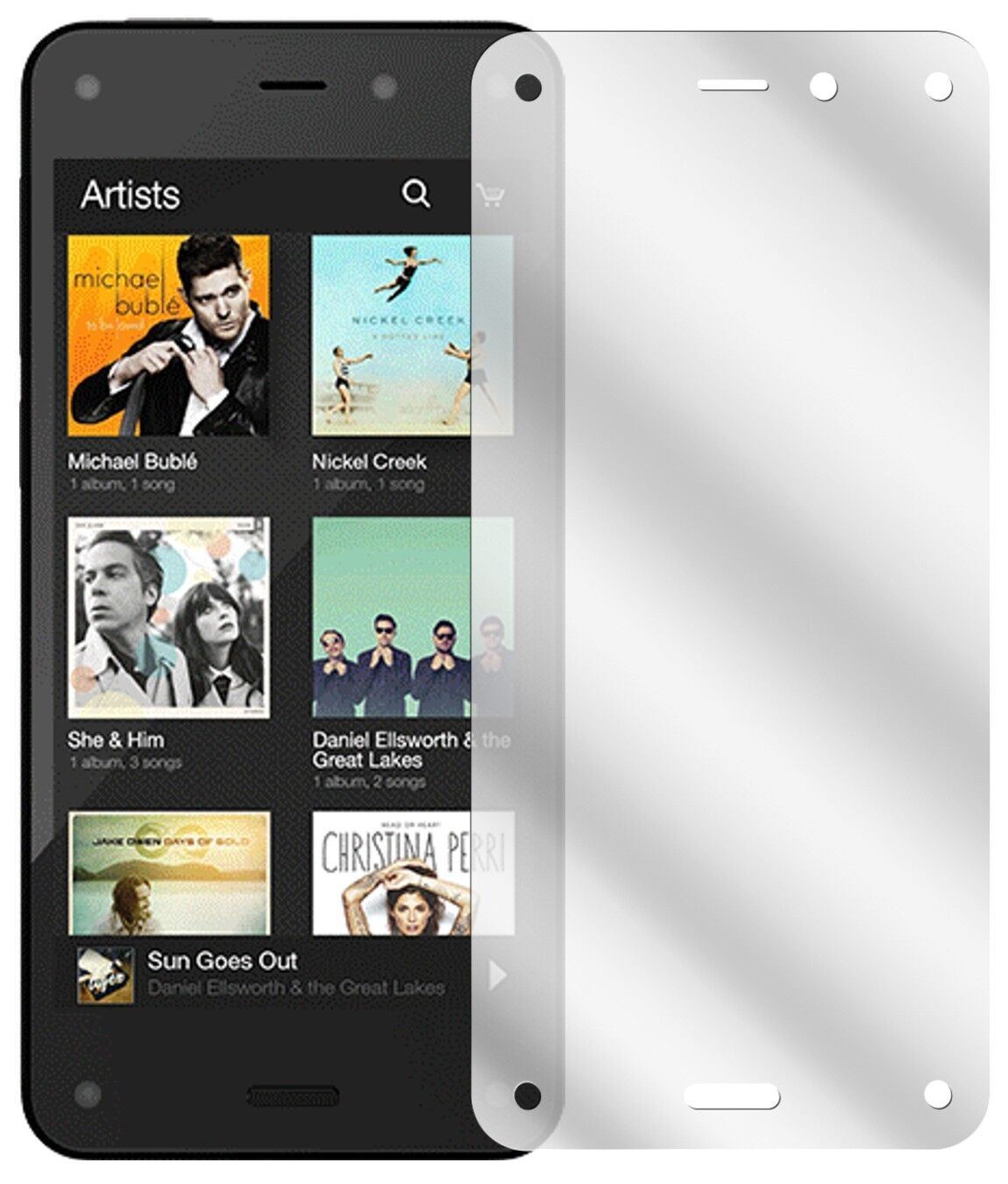 6x Schutzfolie klar für Fire Phone Amazon Display- (2)
