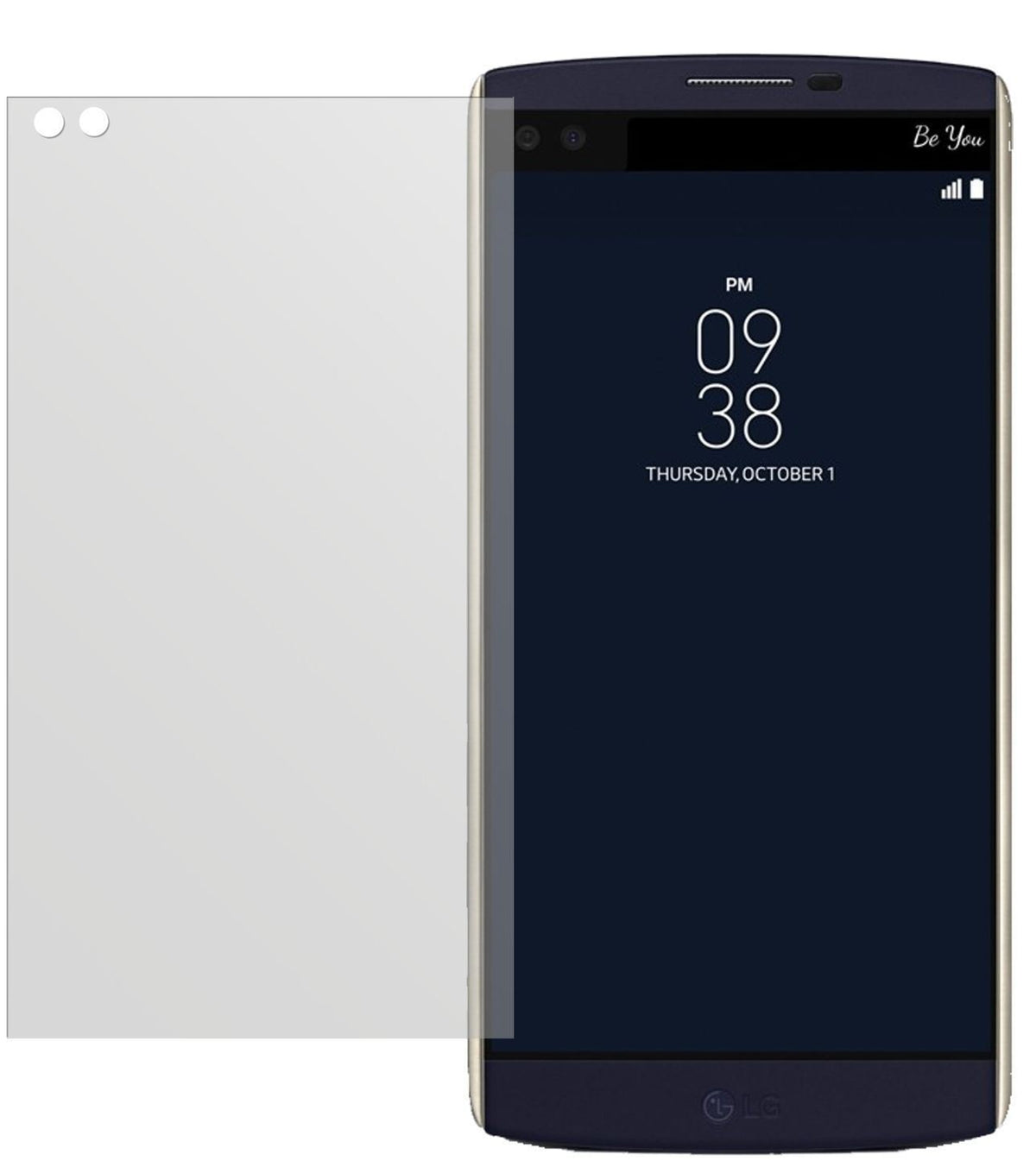 2x Schutzfolie matt für V10 LG Display-Schutzfolie (2)