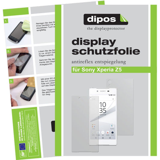 6x Schutzfolie matt für Xperia Z5 Sony Display-Sch (1)