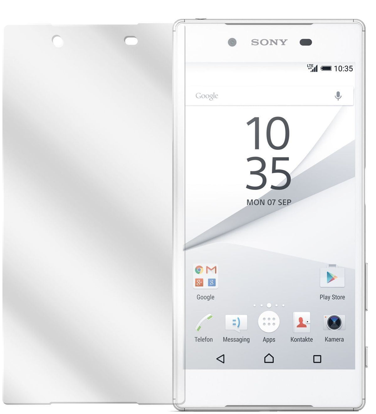 2x Schutzfolie klar für Xperia Z5 Sony Display-Sch (2)